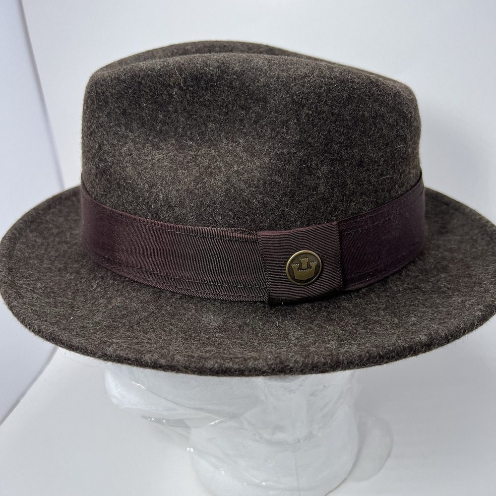 Goorin Bros. Fedora Brown Size Medium 100% Wool Excellent Condition